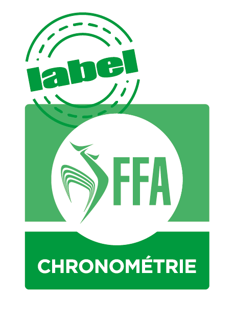 Label FFA 2018 Chronométrie Hors Stage de Sport PRO Réunion