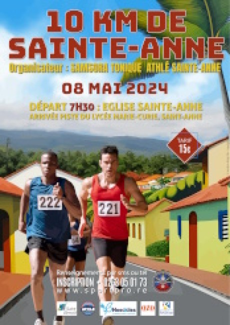 Course : 10km de Sainte Anne