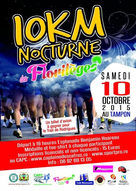 Course : 10 KM Nocturnes des Florilèges