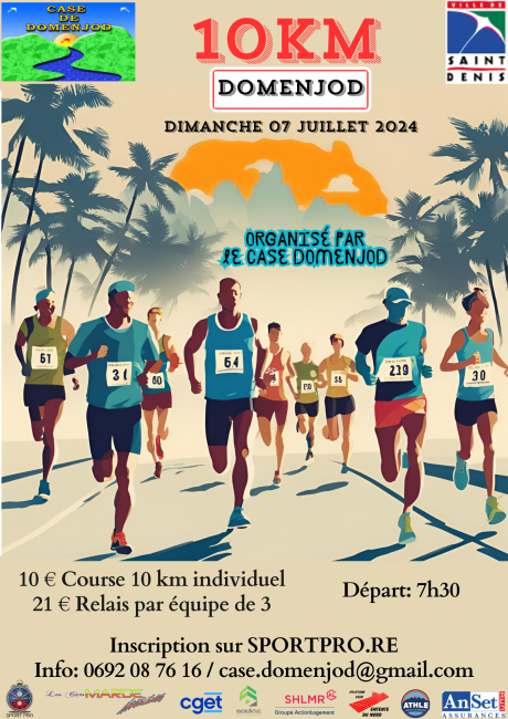 Course : 10km de Domenjod - Relais