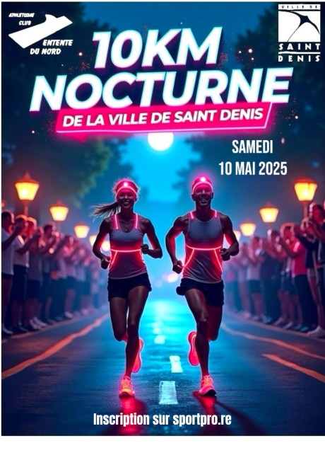 Course : 10km nocturne de Saint-Denis