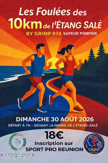 Course : Les Foulées 10 km de l’Étang-Salé by GRIMP 974