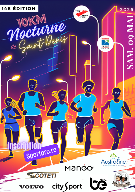 Course : 10km nocturne de Saint-Denis