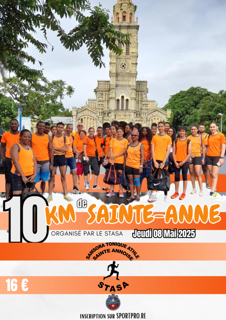 Course : 10km de Sainte-Anne 