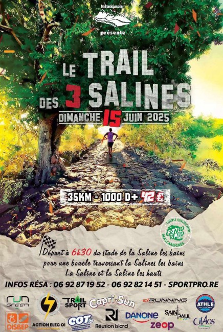 Course : Trail des 3 Salines 2025