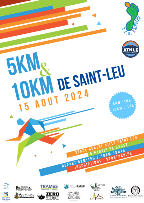 Course : 5km et 10km de Saint Leu 
