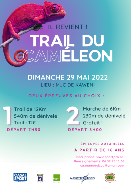 Course : Marche du caméléon