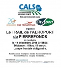 Affiche de Trail de l'aéroport de Pierrefonds. 
