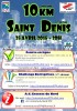 Affiche de 10 km nocturne de Saint-Denis