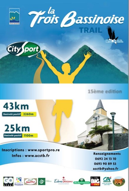 Course : Trois-Bassinoise 25 Km