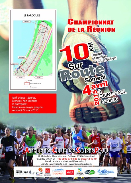Course : Championnat de la Réunion - 10 km nocturne de Saint-Paul