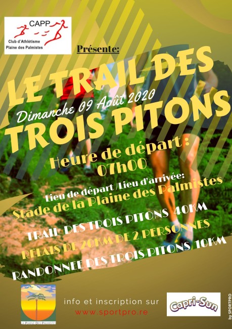 Course : Relais Trail Trois Pitons 