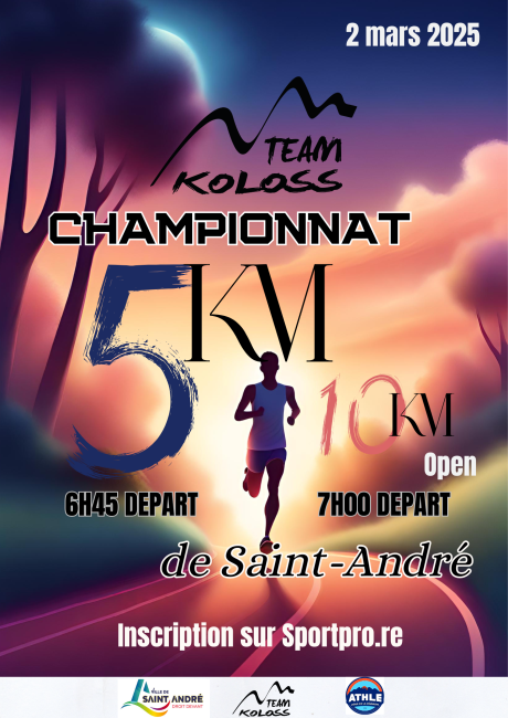 Course : Championnat 5 km et Open 10km de Saint André