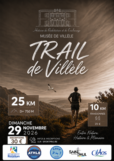 Affiche de Trail de Villèle