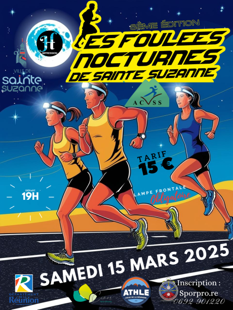 Course : Les foulées nocturnes de Sainte-Suzanne