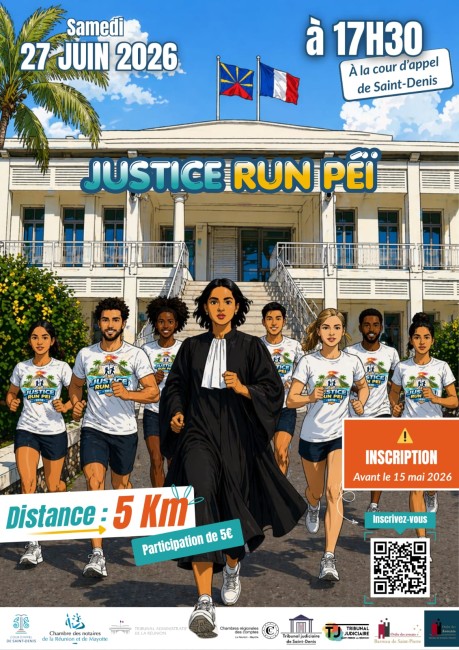 Course : Justice Run Péi - Réservé aux personnels et partenaires de justice