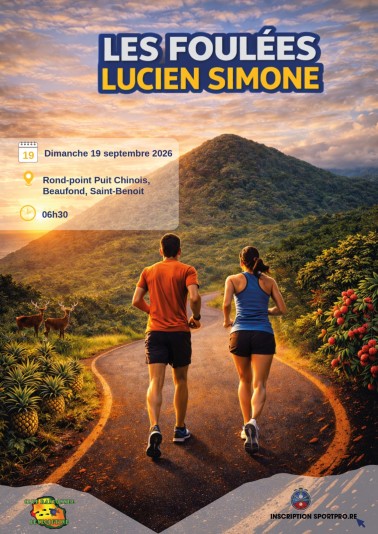 Affiche de Foulées Lucien Simone 