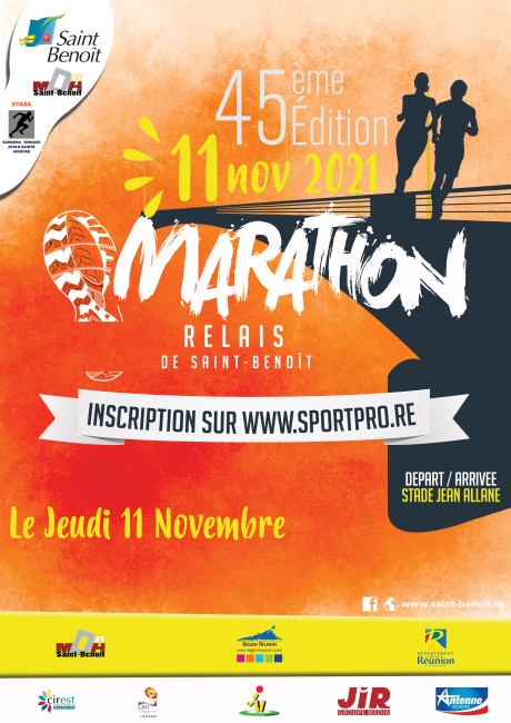 Course : Marathon Relais de Saint-Benoît 2021