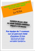 Affiche de Relais Nocturne de la Ville de Saint André