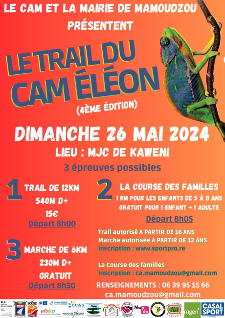 Course : Marche du caméléon