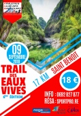 Affiche de Trail des eaux vives