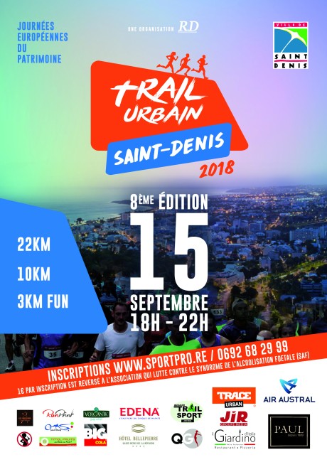 Course : Trail urbain de Saint Denis 2018