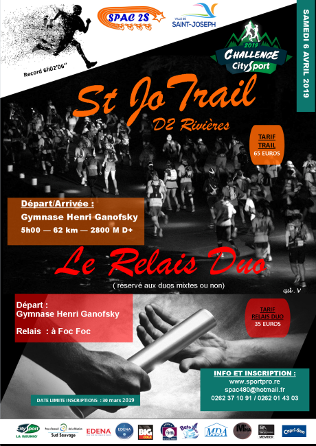 Course : Saint Jo Trail D 2 Rivières