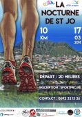 Affiche de 10 Km nocturnes de Saint-Jo