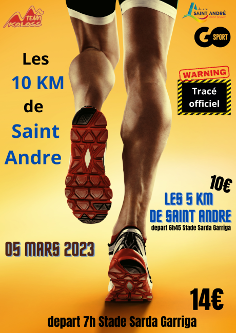 Course : 10km de St André