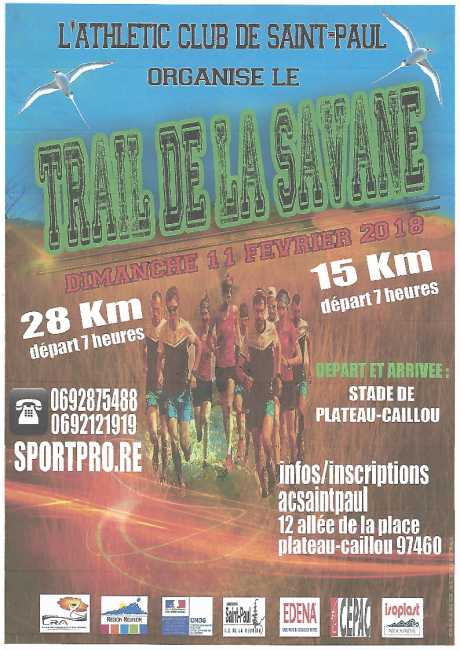 Course : Trail de la Savane