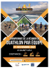 Affiche de Duathlon par équipe 