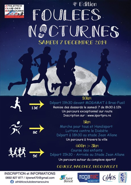 Course : Les Foulées Nocturnes de Saint-Benoît