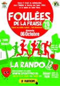 Affiche de  Foulees de la Fraise