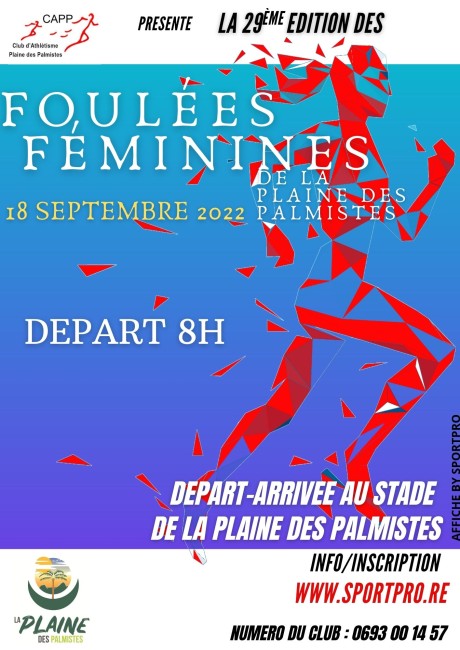 Course : 29ème édition des Foulées Féminines