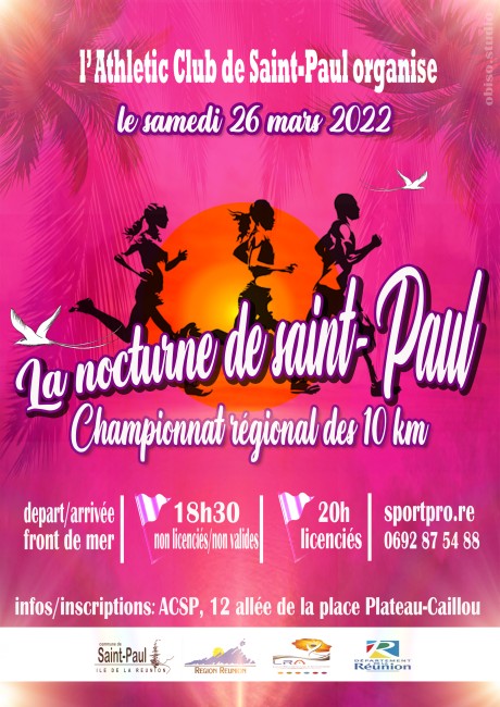 Course : Championnat 10 km nocturne de Saint-Paul 