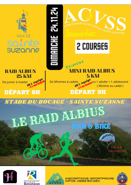 Course : Le Raid Albius - Run & Bike 
