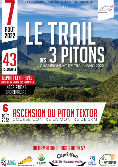 Course : Trail des 3 pitons 