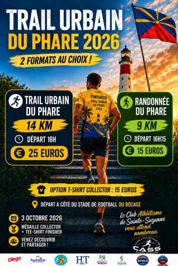 Affiche de Trail Urbain du Phare