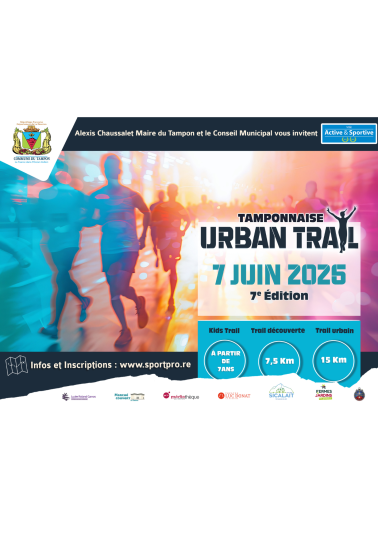 Affiche de Urban Trail du Tampon