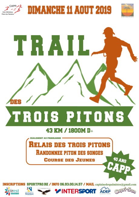 Course : Trail des Trois Pitons 