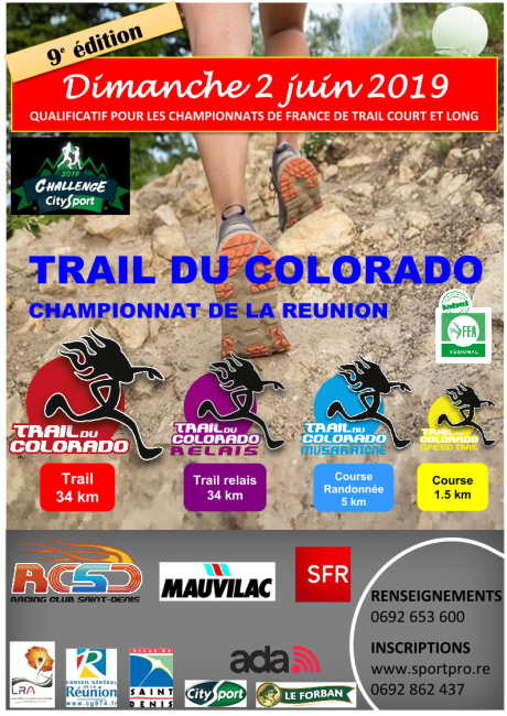 Course : Trail du Colorado (Championnat de la Réunion de trail court)
