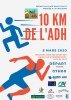 Affiche de 10 km de l'ADH