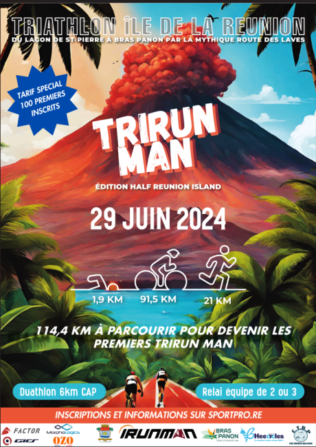 Course : Trirun Man - Edition Half Reunion Island