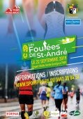 Affiche de Foulees de Saint-Andre