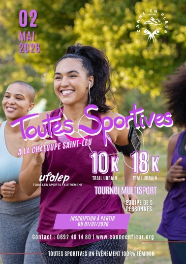 Affiche de Trail Urbain Toutes Sportives (100% Féminin)