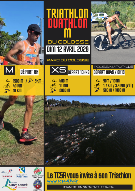 Course : Mini-Poussins et Poussins - Triathlon du Colosse