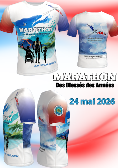 Affiche de Marathon des Blessés des Armées 