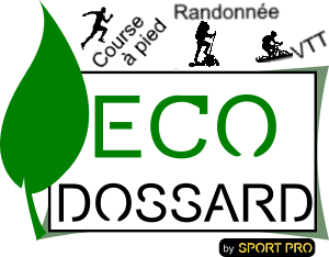 Eco-dossard de Sport PRO