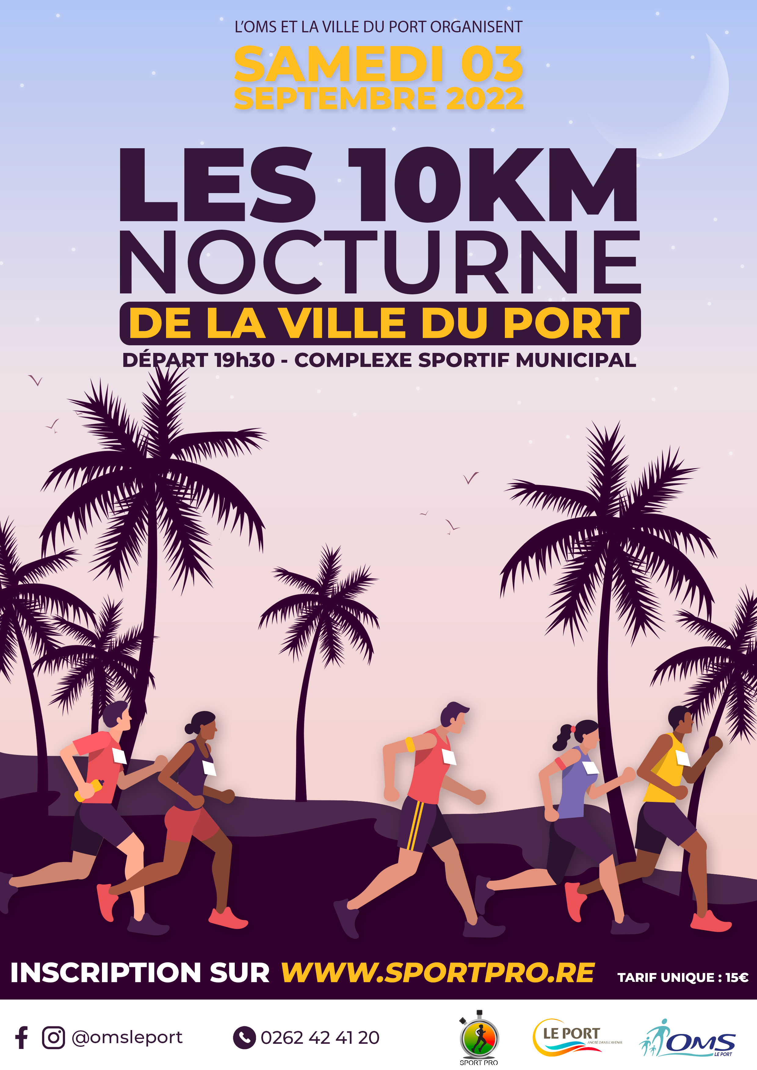 10km nocturne du Port Courses Sport PRO Réunion Partenaire de vos évènements sportifs