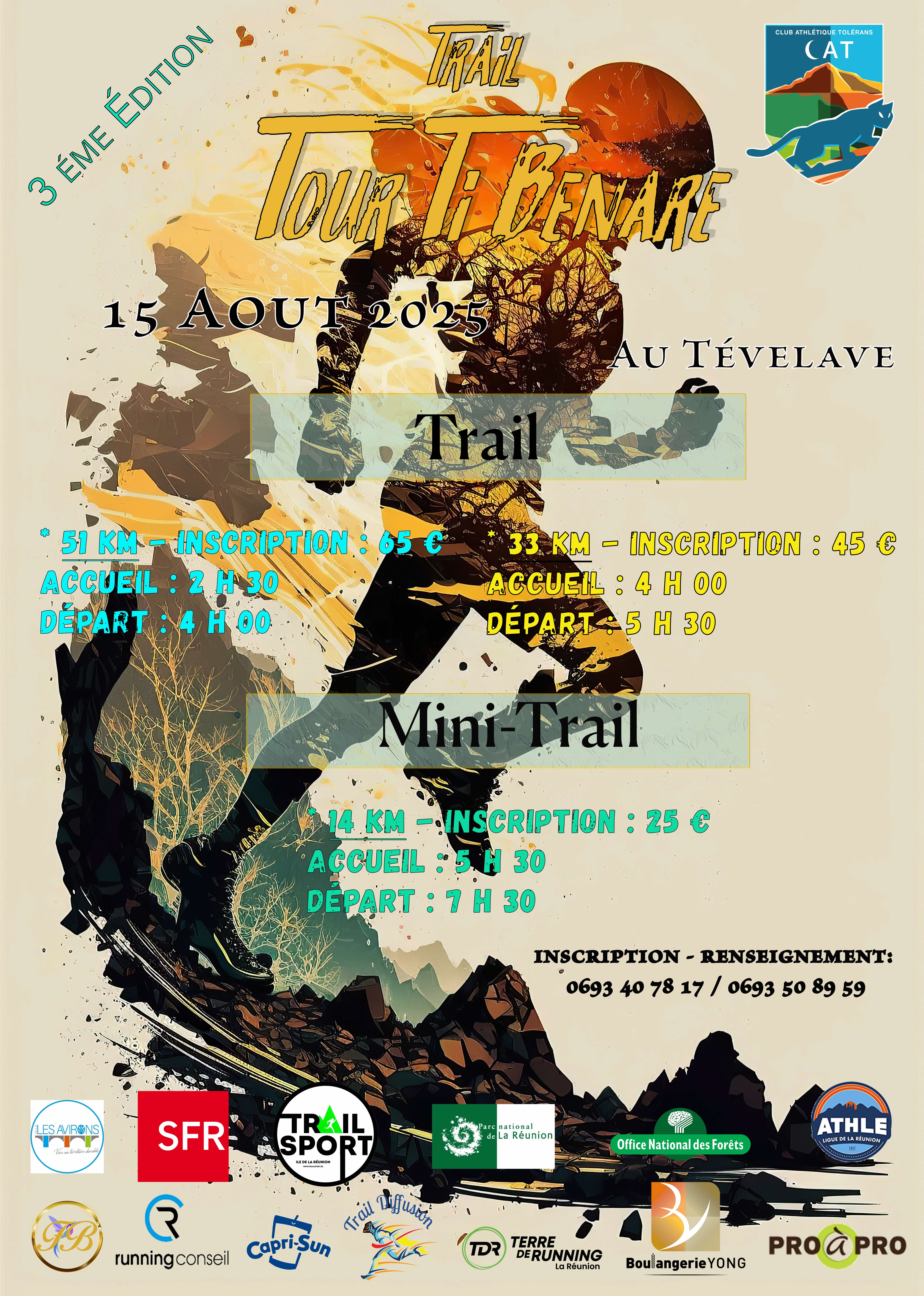 Course : Trail Tour Ti Bénare